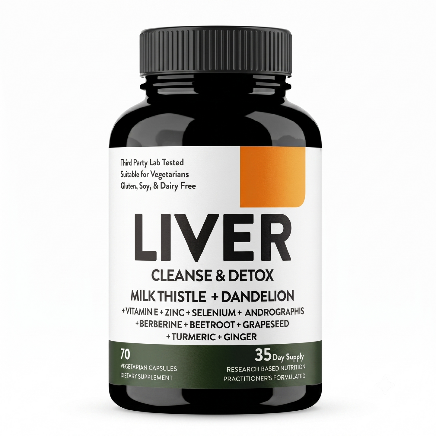 Liver Cleanse Detox — Bebida Natural para Limpieza Hepática · Cardo Mariano + Alcachofa + Cúrcuma