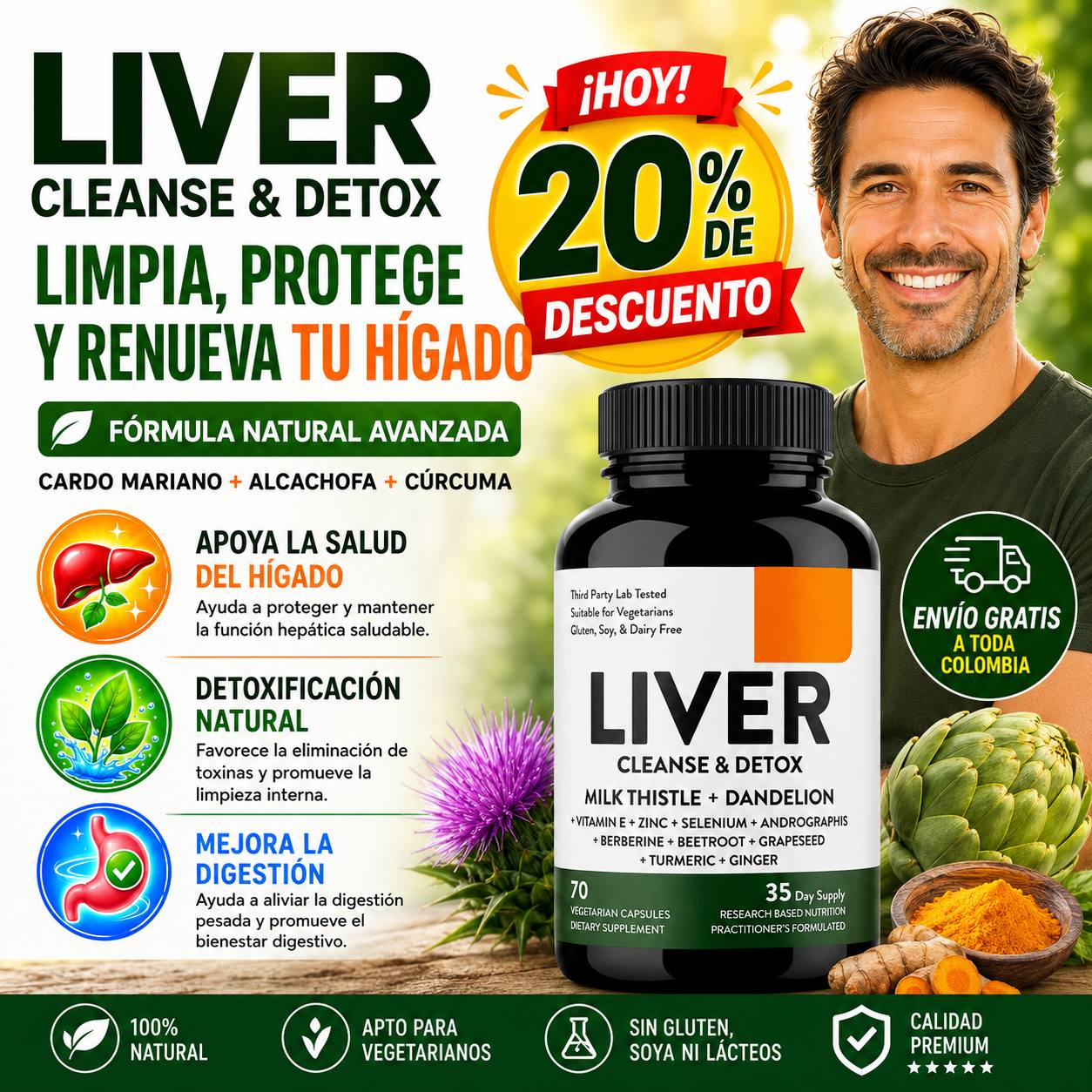 Liver Cleanse Detox® — Apoyo Natural para tu Hígado